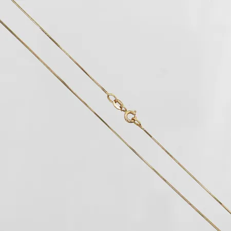 Kedja längd 48cm, bredd 1mm, Balestra, 18K  Vikt: 2,8 g