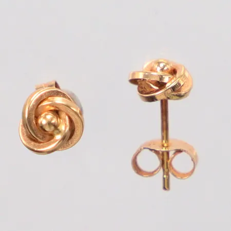 Ett par örhängen längd 1cm 18k  Vikt: 0,8 g