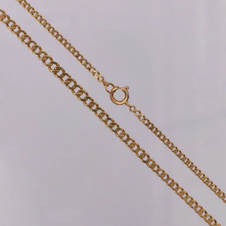 Kedja Pansar längd 49cm, bredd 2,4mm-4mm, doserad, 18K Vikt: 9,7g Vikt: 9,7 g