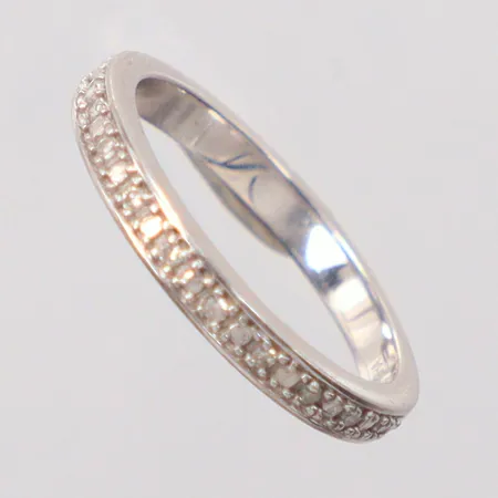 Ring vita stenar silver 925/1000 stl:16¾ Vikt: 2,4 g