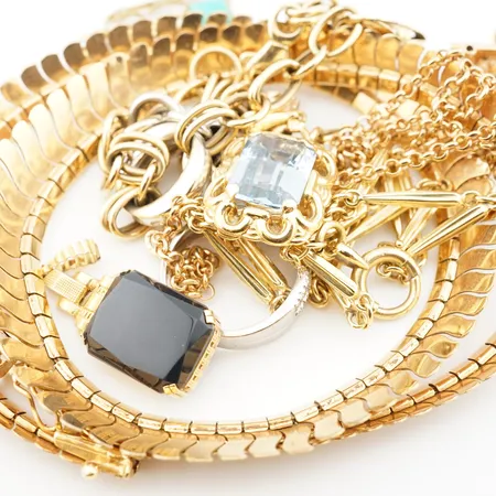 Diverse guld, 18k Vikt: 83,5 g