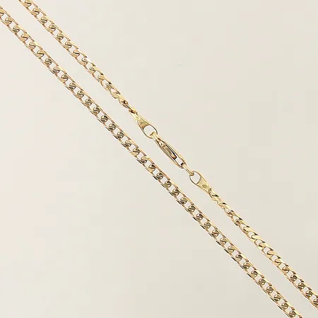 Kedja Pansar GHA längd 50cm bredd 2,2mm 18K Vikt: 8,6 g