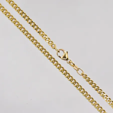 Kedja Pansar längd 45cm, bredd 3mm, 18K. Vikt: 6,2 g