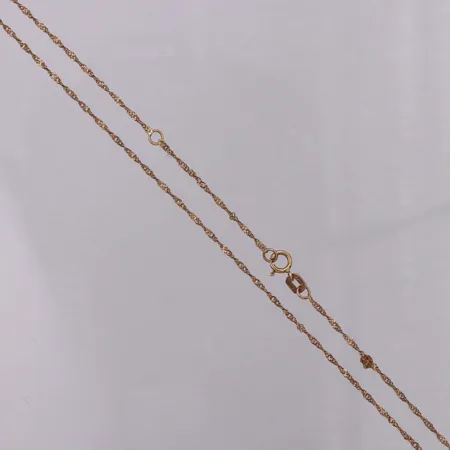 Kedja Singapore längd 45cm, bredd 1,1mm, knut, 18K Vikt: 1,2g Vikt: 1,2 g