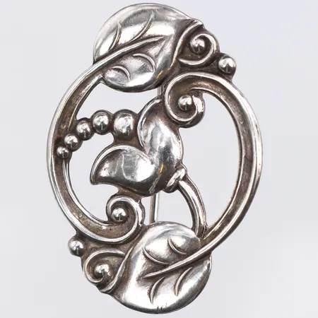 Brosch 40x30mm, 830/1000 silver Vikt: 8 g