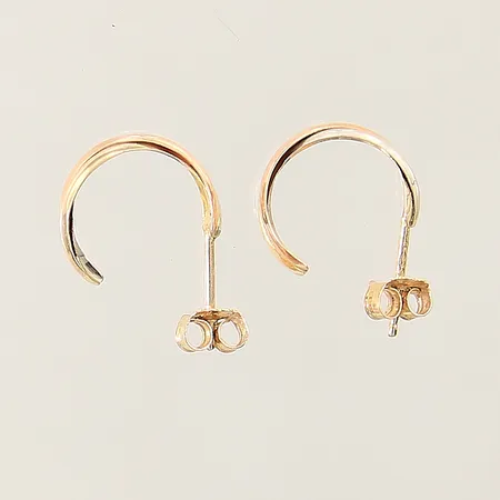 Örhängen creoler 11x3,4mm trefärgade 18K Vikt: 0,9 g