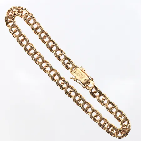 Armband Bismarck, 19,5cm, bredd: 5,5mm, 18K Vikt: 11,9 g