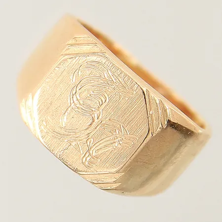 Klackring monogram defekt skena 18K Vikt: 11,1 g