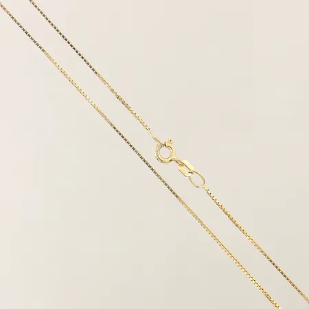 Kedja Venezia längd 50cm bredd 0,8mm 14K Vikt: 2,2 g