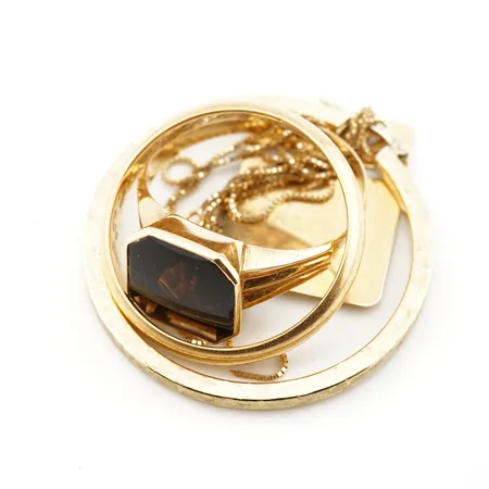 Diverse guld, 18k Vikt: 11 g