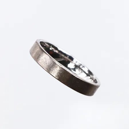 Slät ring Stl:19½, bredd: 4mm, vitguld, 18K Vikt: 5,2 g