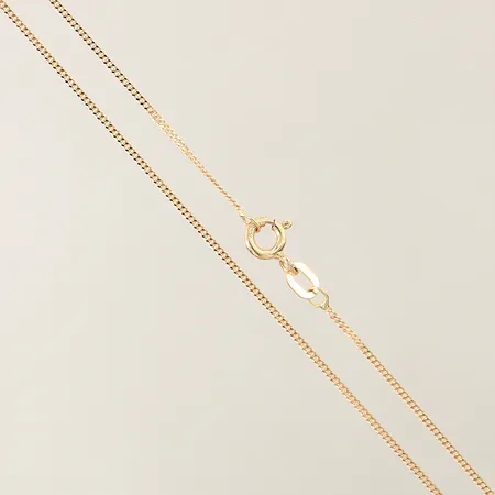 Kedja Pansar Guldfynd längd 40cm bredd 1mm, 18K Vikt: 1,6 g
