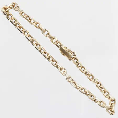 Armband Ankar längd 20,5cm, bredd: 4mm, 14K Vikt: 14,2 g