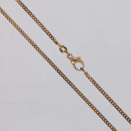 Kedja Pansar längd 59,5cm, bredd 2mm, förgyllt silver 925/1000 Vikt: 7,3 g
