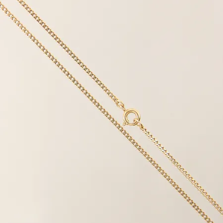 Kedja Pansar längd 43,5cm bredd 1,5mm 18K Vikt: 3,7 g