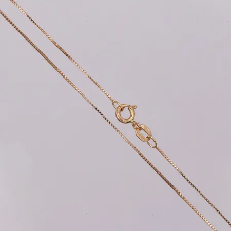 Kedja, Venezia, 42cm, bredd 0,8mm, 18K Vikt: 1,4 g