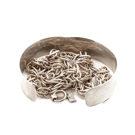Diverse silversmycken, 925/1000 Vikt: 76,5 g