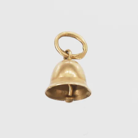 Hänge klocka längd 11mm, bredd 7mm, K&EC Göteborg, 18K Vikt: 0,5 g