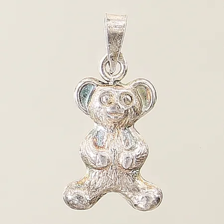 Hänge nalle 20x10mm silver 925/1000 Vikt: 0,7 g