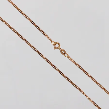 Kedja Pansar GHA längd: ca 42cm bredd: ca 1mm 18K Vikt: 4,7 g