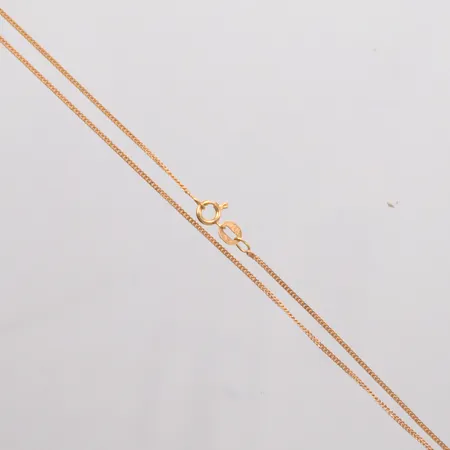 Kedja Pansar längd 38cm, bredd 1,0mm, 18K Vikt: 1,6 g