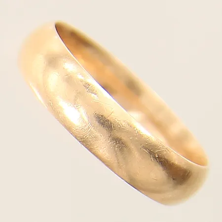 Ring slät stl:18½ bredd 4,9mm Schalins 18K  Vikt: 5,3 g