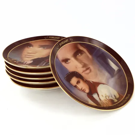 6 samlartallrikar, Elvis, Ø14,5cm, design: Nate Giorgio, limited edition, 