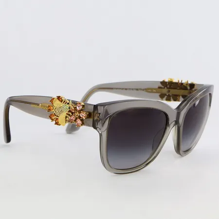 Solglasögon Dolce & Gabana DG 4247, 2916/8G, med dekor av gulmetall, inga tillbehör