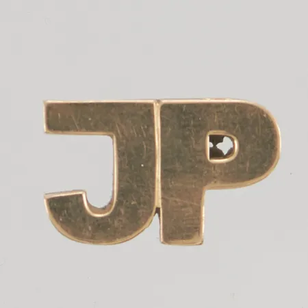 Hänge "JP" 20x12mm 18K 4,4g.
