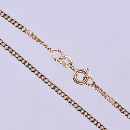 Kedja Pansar Guldfynd längd 43,5 cm, bredd 2 mm 18K. Vikt: 4,5 g