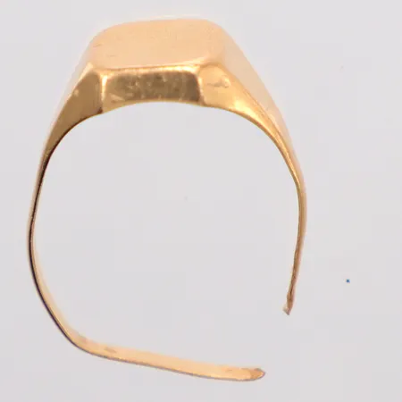 Klackring stl. 20¾, trasig, 18K Vikt: 2,5 g