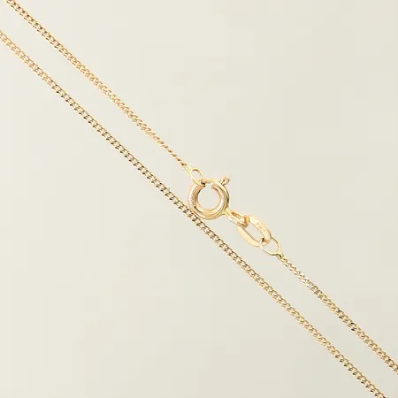 Kedja Pansar längd 38,5cm bredd 0,9mm GHA 18K Vikt: 1,6 g