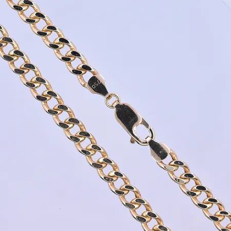 Kedja Pansar Guldfynd längd 45,5 cm, bredd 5 mm 18K. Vikt: 13,1 g