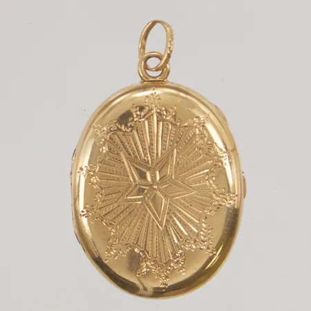 Medaljong 29mm 18K 5,2g.