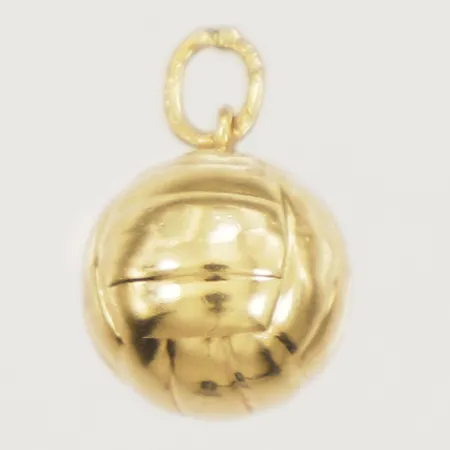 Hänge brännboll Ø10mm 18K Vikt: 1 g