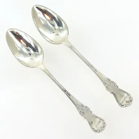 2 teskedar Olga längd 14,5cm, silver 830/1000. Vikt: 23,8 g