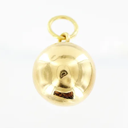 Hänge boll längd 16mm, bredd Ø12mm, bucklor, 18K Vikt: 1 g