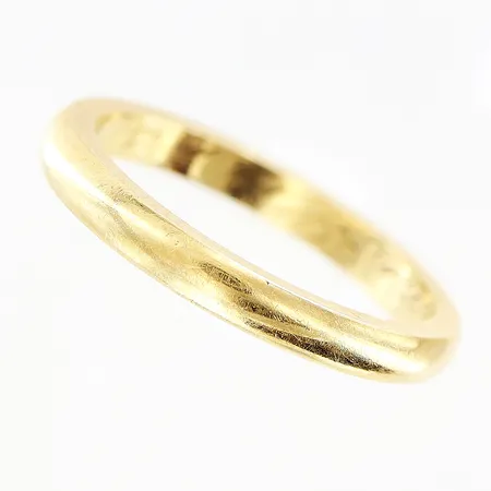 Ring slät stl:16½, bredd 2,5mm, gravyr, 18K Vikt: 3,3 g