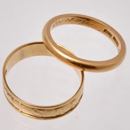 Diverse defekt guld, 18K, 9,65g.
