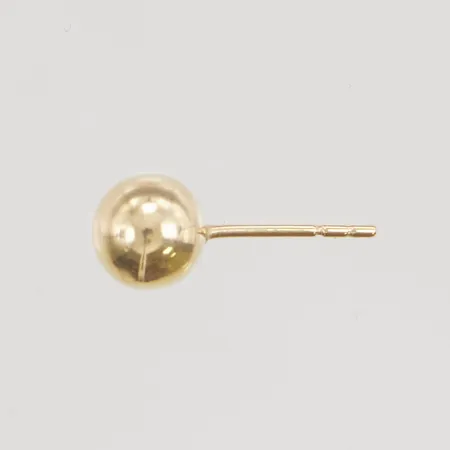 Omaka örhänge 6mm snurrebuss saknas 18K 0,2g.