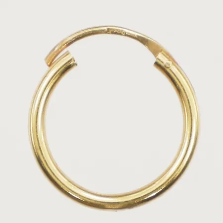 Udda örhänge Ø13mm, 18K