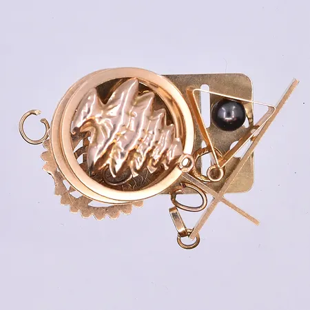 Diverse guld, 18K. Vikt: 13,7 g