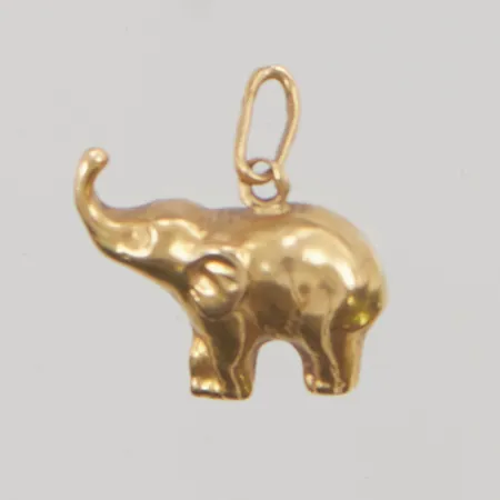 Hänge "elefant" 12mm 18K 1,2g.