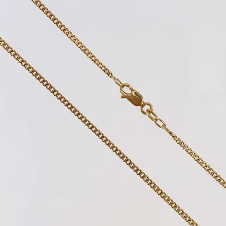 Kedja Pansar längd 46,5cm bredd ca 2mm, 18K Vikt: 7,3 g