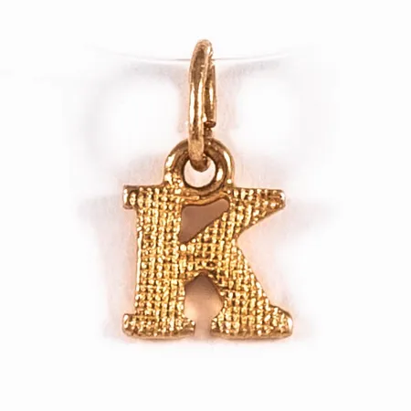 Hänge K 5,5x9,5mm, öppen ögla, 18K 0,2g. 