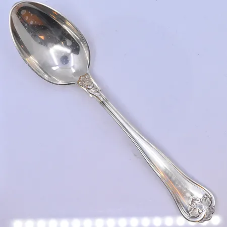 12 skedar modell Sachsisk längd 18-20,5 cm, silver 830/1000. Vikt: 612,3 g
