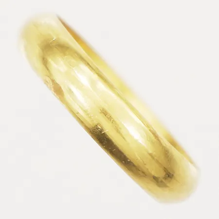Ring slät stl:17¾ bredd 4,4mm spår av storleksändring, minst 21K Vikt: 5,2 g