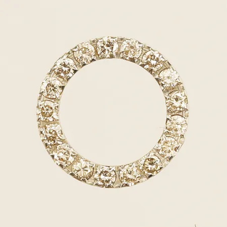 Hänge med diamanter 17 x ca 0,005ct, Ø8mm vitguld 18K Vikt: 0,3 g