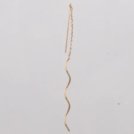 1 udda örhänge längd 9,5cm, 18K Vikt: 0,4 g