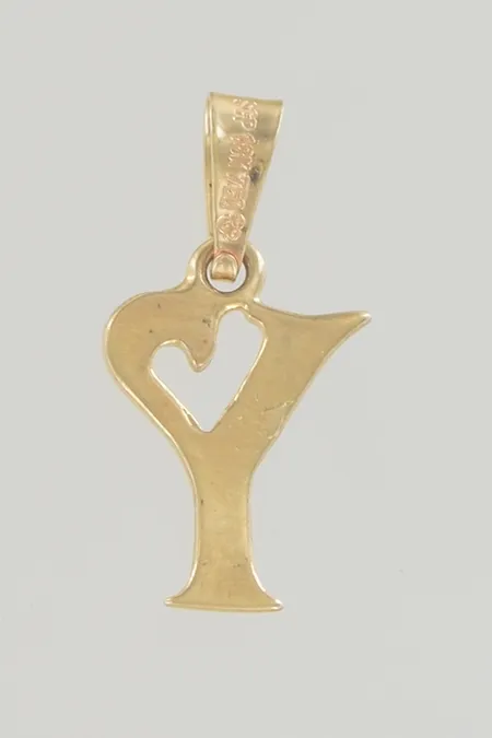 Hänge Y längd 2 cm bredd 18K Vikt: 0,7 g
